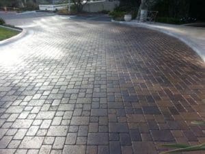 paver sealing drivway