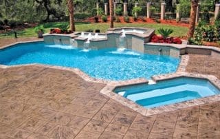 alt="Carmel valley concrete resurfacing Pool Deck."