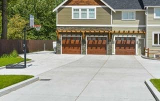 concrete driveway installation