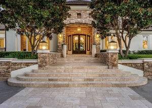 Front Entrance Flagstone Restoration - California Clean and Seal San Diego, CA Call (858) 205-1559