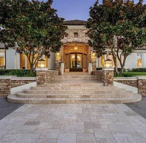 Front Entrance Flagstone Restoration - California Clean and Seal San Diego, CA Call (858) 205-1559