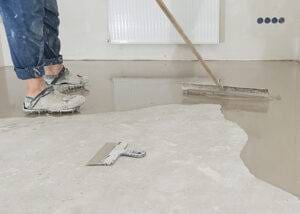 Concrete floor overlay