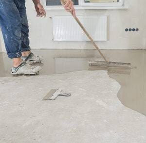 Concrete floor overlay