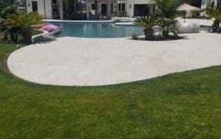 Concrete resurfacing and backyard makeover